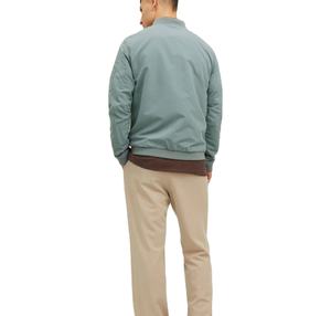 เสื้อแจ็คเก็ตนักบินลำลองแบบสปอร์ตสำหรับผู้ชาย ปี 2026 ขายส่งแบบ OEM คอตั้ง ปักโลโก้ด้านหน้า เหมาะสำหรับฤดูหนาว - Product Image 6