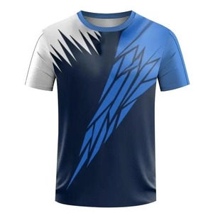 t-shirts for menCross Border New Quick Drying Top and <b>Table</b> <b>Tennis</b>, 3D Printed Short Sleeved Breathable Sports Men's T-shirt - Product Image 2