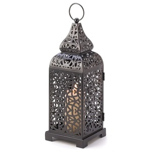 Metal <b>Moroccan</b> <b>Lantern</b> Black Powder Coated Handmade Candle Holder Classic Stylish Wholesale New Fancy Metal <b>Lantern</b> - Product Image 4