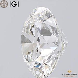 Grace & Fire 5.00 Carat CVD Lab Grown Diamond Round Cut G Color VS1 Clarity 11.02 MM IGI Certified Ideal for Bespoke Jewelry - Product Image 4