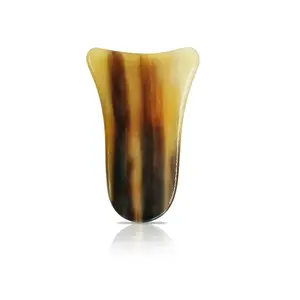 Buffalo Horn Guasha <b>Board</b> Massage Guasha <b>Board</b> Horn Gua Sha Massage <b>Board</b> <b>Scraping</b> Plate Triangular <b>Scraping</b> Plate - Product Image 1