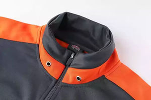 Traje de jogging de cuello redondo de poliéster con cremallera para mujer de alta calidad 2025 con logotipo personalizado impreso - Product Image 4