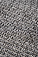 Tapis en sisal naturel gris de qualité supérieure, couleur unie, style moderne, tissé, résistant aux taches, antiallergique, antibactérien, durable