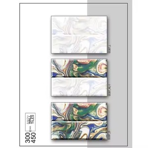 Carreaux de mur de cuisine en porcelaine super verte et blanche de 300x450mm Carreaux de céramique décoratifs pour la maison à surface polie pour une utilisation en intérieur - Product Image 4