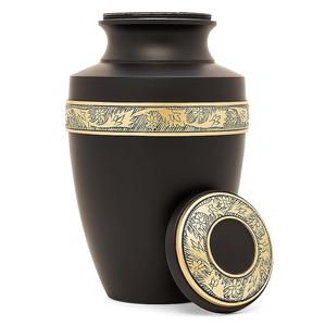 Urna de cremación decorativa de Metal sólido de Venta caliente para cenizas humanas, cremación funeraria conmemorativa para adultos, entierro grande - Product Image 4