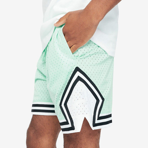 Pantalones cortos de baloncesto para hombre, Shorts de malla de secado rápido con bordado de logotipo personalizado, con bolsillos, venta al por mayor - Product Image 5