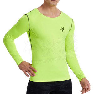 Venta caliente tamaño personalizado hombres Rash Guard pesca Camisa cómoda transpirable compresión Fitness en blanco Anti-UV UPF50 características - Product Image 4