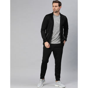 Venta al por mayor en blanco 320GSM chándal algodón francés Terry hombres Sudadera con capucha y Jogger conjuntos de dos piezas conjuntos de chándal unisex - Product Image 2