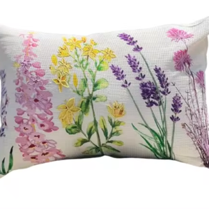 Qualité de l'exportateur 100% pur coton matériel personnalisé numérique imprimé housses de coussin avec logo personnalisé fleurs coussin floral - Product Image 1