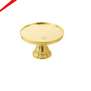 Stylish <b>Golden</b> Finished Round Shape Metal Wedding Party Cake Stand For Hotel Restaurant And <b>Bar</b> - Product Image 1