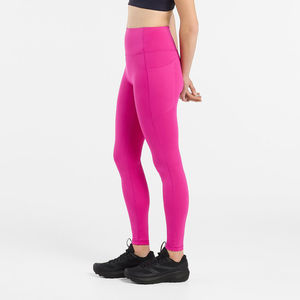 Leggings de yoga roses sans couture pour femmes de haute qualité imprimé solide étiré dans les quatre sens entraînement écologique à séchage rapide à la cheville - Product Image 2
