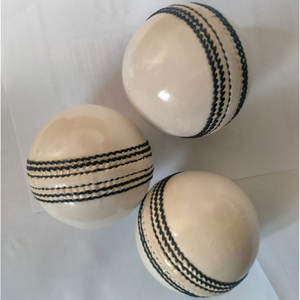 100% Good Quality Set of 6 White Leather Cricket Ball No <b>Stamp</b> for Indoor and Outdoor Practice Cricket Balls - Product Image 4