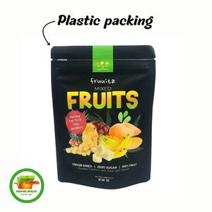 Sachet de collation imprimé sur mesure de qualité alimentaire avec fermeture éclair, emballage en LLDPE debout pour les noix et les bonbons - Product Image 4