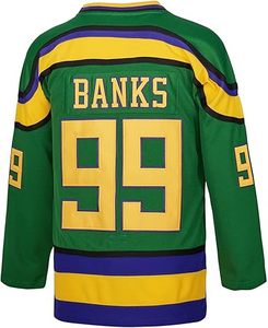 Camiseta Verde de Hockey sobre Hielo Youth 96 Conway 99 Banks, Ropa Hip Hop de los 90 para Fiestas Infantiles - Product Image 2
