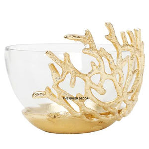 Bol en métal moderne fait à la main avec une finition lisse pour servir des soupes, des collations et des salades - Product Image 2