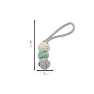 Jouet de tirage pour chien de luxe écologique style crème glacée à la menthe, bâton durable en coton et laine pour le nettoyage des dents et cadeaux pour animaux de compagnie - Product Image 4
