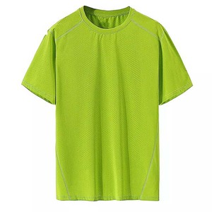 OME Service T-shirts en coton de haute qualité pour hommes à séchage rapide surdimensionné avec col haut vêtements d'été à bas prix pour hommes - Product Image 1