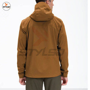 Personnaliser le style et la conception Streetwear Polyester Softshell imperméable Sports de plein air course coupe-vent veste de pluie pour hommes - Product Image 3