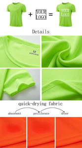 Camiseta de talla grande lisa con serigrafía personalizada, camiseta de poliéster, camiseta de entrenamiento para correr y hacer ejercicio para hombre - Product Image 5