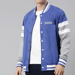 เสื้อแจ็คเก็ตเลตเตอร์แมนแบบสั่งทำ คุณภาพดี ราคาถูก คอตั้ง ปักโลโก้ด้านหน้า เป็นมิตรกับสิ่งแวดล้อม ระบายอากาศได้ดี ผ้าฝ้าย/ขนสัตว์ - Product Image 5