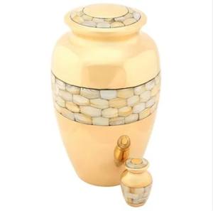 Urna de cremación decorativa de Venta caliente con suministros funerarios de recuerdo gratis en diseño de lujo - Product Image 3