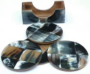 <b>Personalised</b> Walnut Beech Wood Tea Coaster Sea Wave Epoxy Resin and Wooden <b>Cup</b> Mat Creative Coasters - Product Image 5