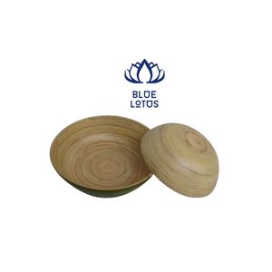 Este es el cuenco de bambú más popular y asequible de Vietnam, hecho completamente de bambú ecológico. - Product Image 1