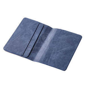 Tarjetero de Cuero Casual Ligero y Duradero, Personalizable, de Primera Calidad, Venta Directa de Fábrica - Product Image 1