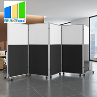 EBUNGE Cloisons de séparation de bureau modernes, réglables, portables, ignifuges, écologiques, insonorisantes, pliables, pour l'école et l'extérieur
