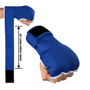 High Quality MMA Wrist Support Protection Elasticated Padded Mitts with Neoprene Inner Boxing <b>Dummy</b> Glove Hand Wrap Wrist Straps - Product Image 1