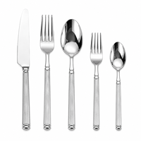Ensemble de couverts en acier inoxydable 304, 8 pièces, passe au lave-vaisselle, écologique, qualité alimentaire, pour mariage, maison, cuisine, restaurant