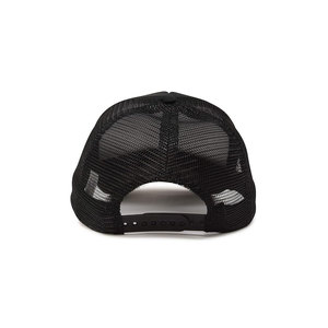 BRANIS SPORTS Black 6-Panel Trucker Hat Unisex Adjustable Casual Cap 100% Polyester Mesh Fabric >62CM <b>Head</b> Circumference Four - Product Image 3