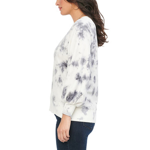 เสื้อสเวตเตอร์ถักสำหรับผู้หญิงเสื้อสเวตเตอร์พิมพ์ลายผ้าฝ้ายออกแบบโลโก้ได้ตามต้องการ - Product Image 3