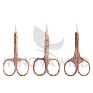 Ciseaux de manucure en acier inoxydable avec cuticule pointue et ciseaux de broderie de beauté pour le soin des sourcils et des ongles - Product Image 5