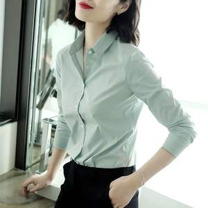 <b>Women's</b> Casual Long <b>Sleeve</b> Button up Shirt Soft and Durable Office Wear Casual Breathable <b>Women's</b> Shirt - Product Image 4