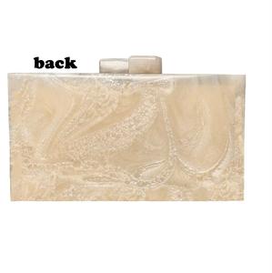 กระเป๋าคลัทช์ลายหินอ่อนทำจากเรซินหลากหลายแนวแฟชั่นทำด้วยมือกระเป๋าสำหรับงานราตรีสุดหรูสำหรับงานเลี้ยงงานแต่งงานและโอกาสพิเศษ - Product Image 2