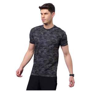 แฟชั่นหินที่กําหนดเองล้างเสื้อยืดชายกราฟิก High Street เสื้อยืดชายหลวม Fit เสื้อยืดที่กําหนดเอง - Product Image 6