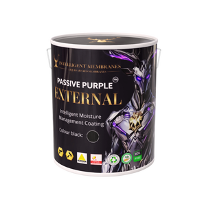 Membrana impermeabilizzante per facciata esterna a tenuta d'aria e resistente al fuoco "Passive Purple" (10kg) - Spray/Rullo ner - Product Image 1