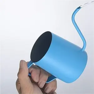 กาต้มน้ำสแตนเลสแบบมีพวยยาว10ออนซ์สำหรับทำฟองนมโรงเบียร์ร้านอาหารและโรงแรม | สินค้าจำนวนมาก - Product Image 3