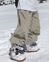 Pantalon de ski ample imperméable et coupe-vent personnalisé 2026, taille plus, pantalon cargo tactique pour la neige, unisexe