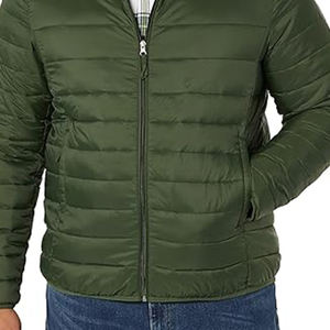 High Quality Custom Men's Puffer Jacket Thick Full Sleeves Plus Size Windproof Canvas <b>Bubble</b> <b>Coat</b> for Winter Hiking Featuring - Product Image 5