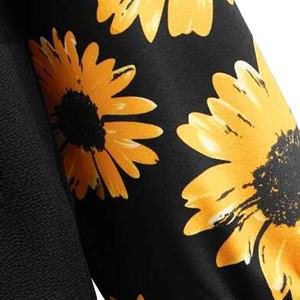 Logo personnalisé sublimé à manches longues sweat-shirt pour femmes nouveau design sweat à capuche tricoté pour l'hiver techniques imprimées - Product Image 5