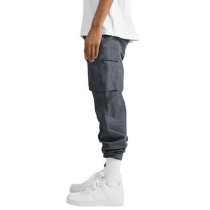 Pantalon cargo pour homme sur mesure, best-seller, décontracté et streetwear, avec plusieurs poches, couleur unie, coupe ample, pantalon cargo pour homme - Product Image 4