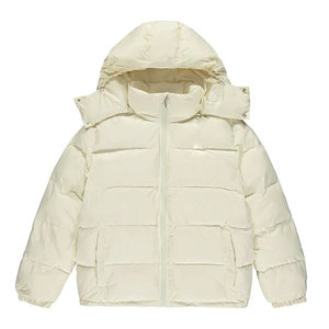 2023 personnalisé Designer lourd hommes veste col montant bouffant rembourré surdimensionné brillant bouffant haute rue Style vêtements d'hiver - Product Image 1