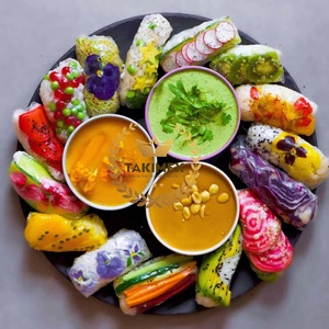 กระดาษห่อข้าวสีผักเกรดพิเศษใช้สำหรับอาหารเวียดนามบรรจุภัณฑ์แบบกำหนดเองได้จากโรงงานเวียดนาม - Product Image 5