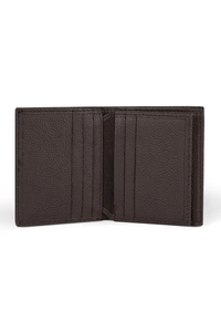 Porte-cartes de créateur personnalisé haut de gamme, portefeuille homme en cuir véritable de haute qualité, court, multi-cartes, polyester, MOQ 50 pièces, pour affaires - Product Image 3