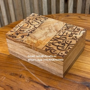 Modern <b>Mother</b> of Pearl Inlay Acrylic Food Jar Box Containers for Kitchen Storage and Weddings from India by RF Crafts - Product Image 5