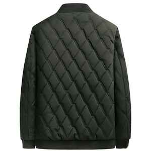 Nouvelle arrivée Veste bomber d'hiver respirante pour homme Col en V Prix bas Veste bomber de style universitaire - Product Image 2