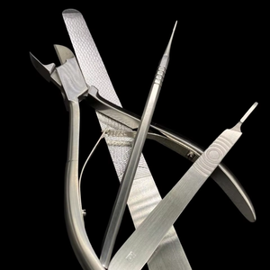 Medical Grade <b>Nail</b> Care Instrument Set Reusable <b>Nail</b> Nipper Cuticle Pusher & File Podiatry <b>Nail</b> Tools - Product Image 1