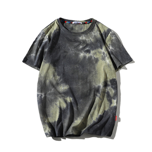 <b>Women's</b> 100% Cotton <b>Tie</b> <b>Dye</b> Tshirt Sexy Stand Collar Streetwear Top with 3D Customized Design Eco-Friendly - Product Image 4